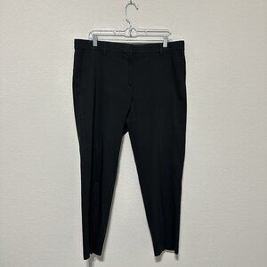 J Jill Wearever Collection Refined Woven Trouser Dress Pants Women Size 16 Black